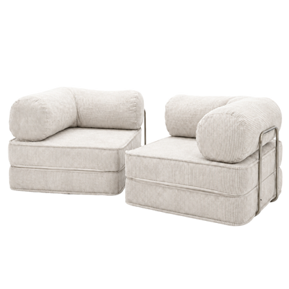 Design4Kids Family Sofa Duo 2-Sitzer Jewel Cord 200