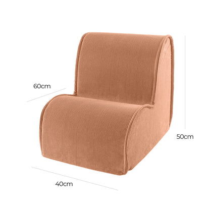MeowBaby Wolkensessel für Kinder Premium Cord - Slim Cord Edition