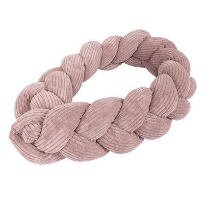 Design4Kids Geflochtene Bettschlange Jewel aus Cord-Stoff