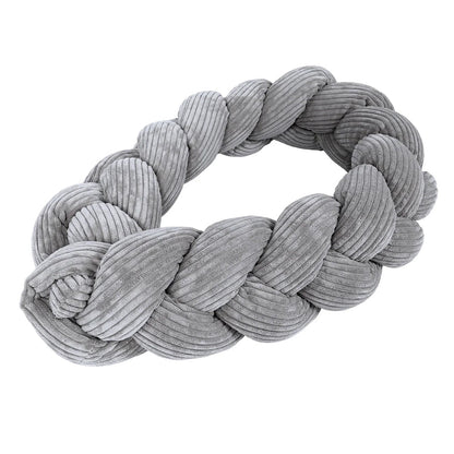 Design4Kids Geflochtene Bettschlange Jewel aus Cord-Stoff