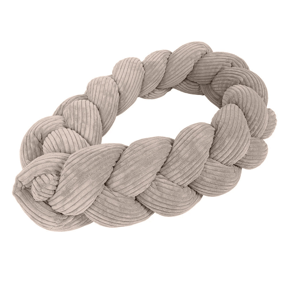 Design4Kids Geflochtene Bettschlange Jewel aus Cord-Stoff