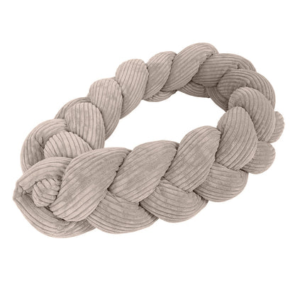 Design4Kids Geflochtene Bettschlange Jewel aus Cord-Stoff