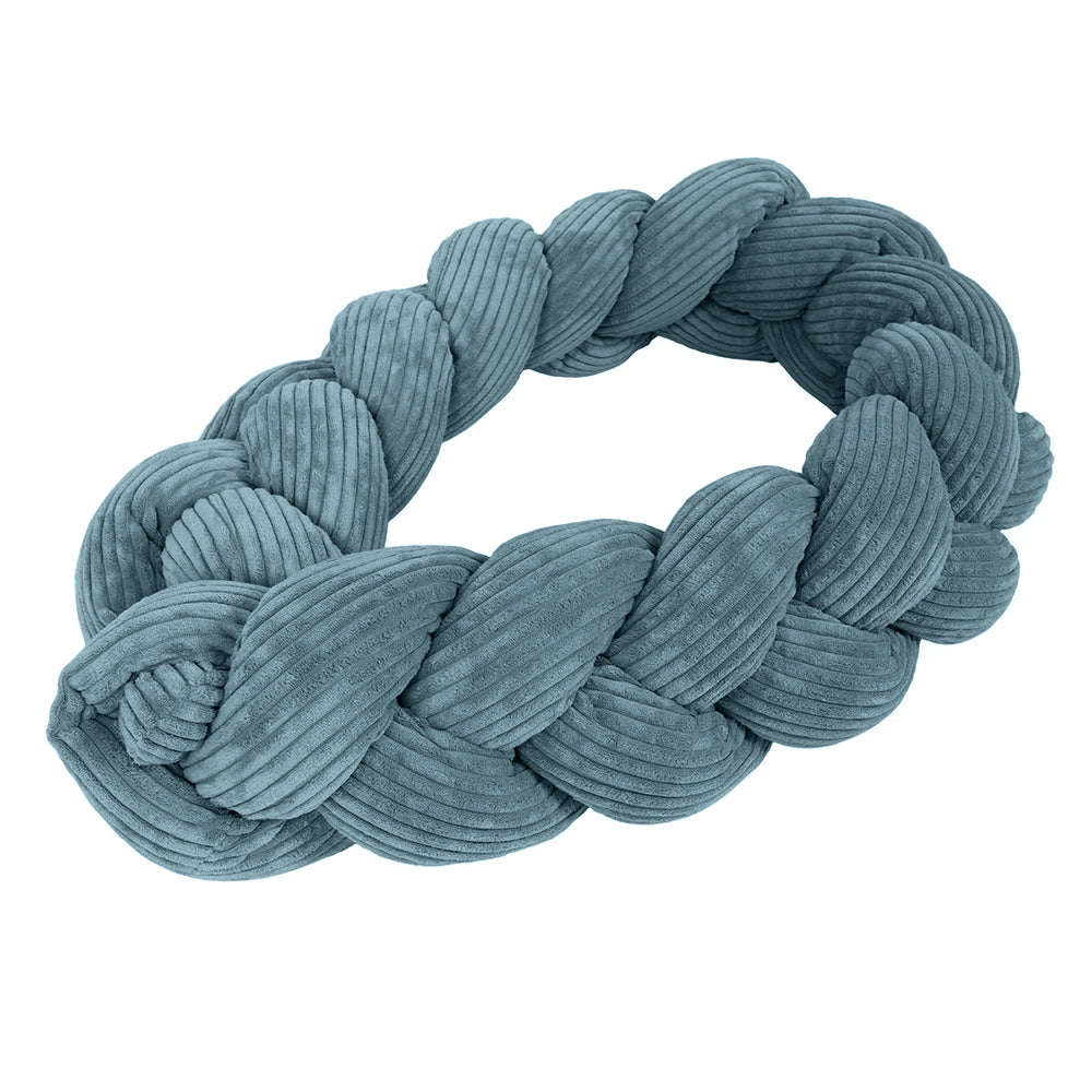 Design4Kids Geflochtene Bettschlange Jewel aus Cord-Stoff