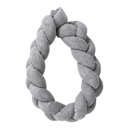 Design4Kids Geflochtene Bettschlange Jewel aus Cord-Stoff