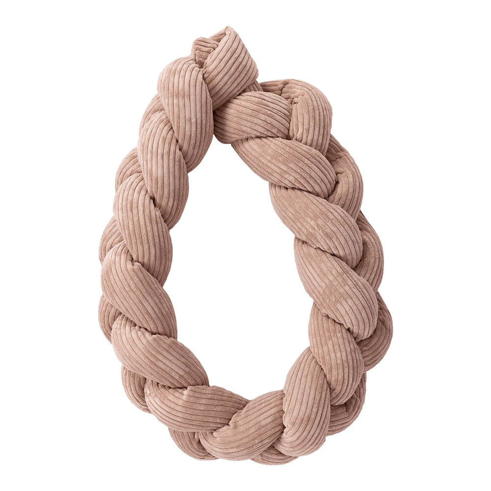Design4Kids Geflochtene Bettschlange Jewel aus Cord-Stoff