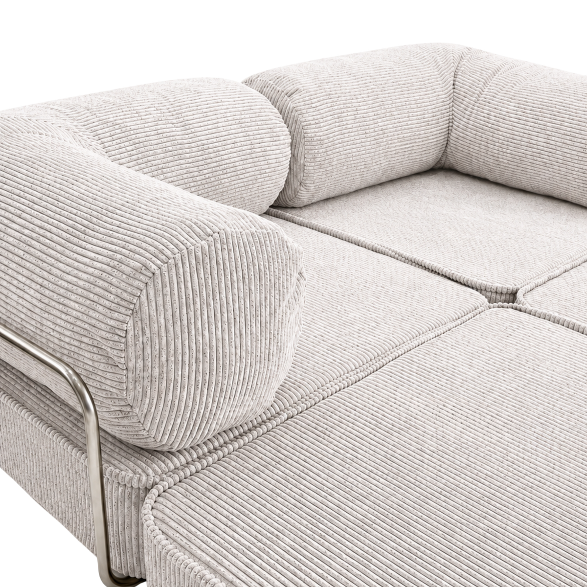 Design4Kids Family Sofa Duo 2-Sitzer Jewel Cord 200