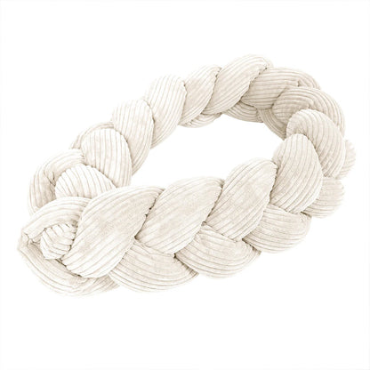 Design4Kids Geflochtene Bettschlange Jewel aus Cord-Stoff