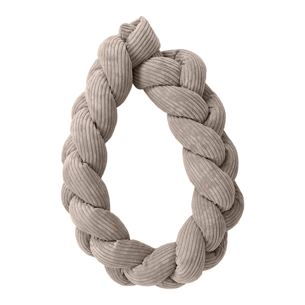 Design4Kids Geflochtene Bettschlange Jewel aus Cord-Stoff