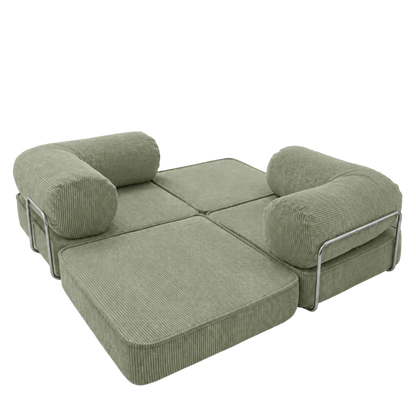 Design4Kids Family Sofa Duo 2-Sitzer Jewel Cord 200