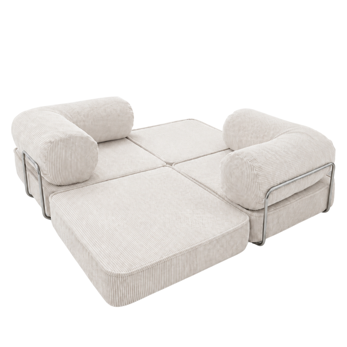 Design4Kids Family Sofa Duo 2-Sitzer Jewel Cord 200