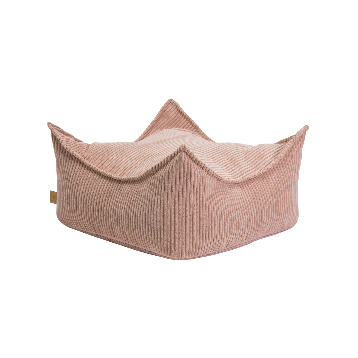 MeowBaby Sitzpouf für Kinder quadratisch Ästhetik Cord - Classic Cord Edition