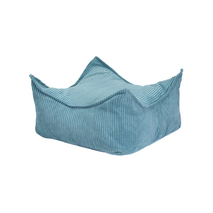 MeowBaby Sitzpouf für Kinder quadratisch Ästhetik Cord - Classic Cord Edition