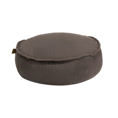 MeowBaby Sitzpouf für Kinder, rund, Ästhetik Cord - Classic Cord Edition