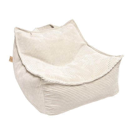 Design4Kids Kindersessel Jewel Cord eckig Almond Beige