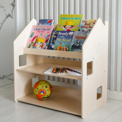 BusyKids Montessori 2-in-1 Bücherregal für Kinder