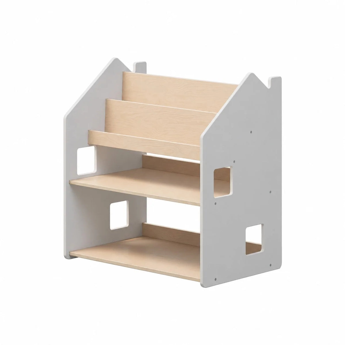 BusyKids Montessori 2-in-1 Bücherregal für Kinder