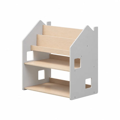 BusyKids Montessori 2-in-1 Bücherregal für Kinder