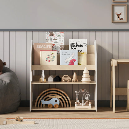 BusyKids Montessori 2-in-1 Bücherregal für Kinder