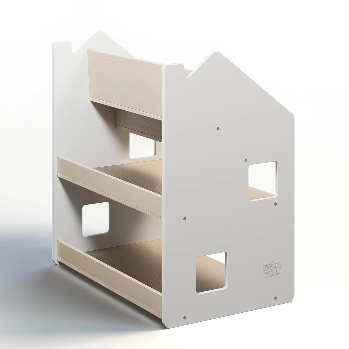 BusyKids Montessori 2-in-1 Bücherregal für Kinder