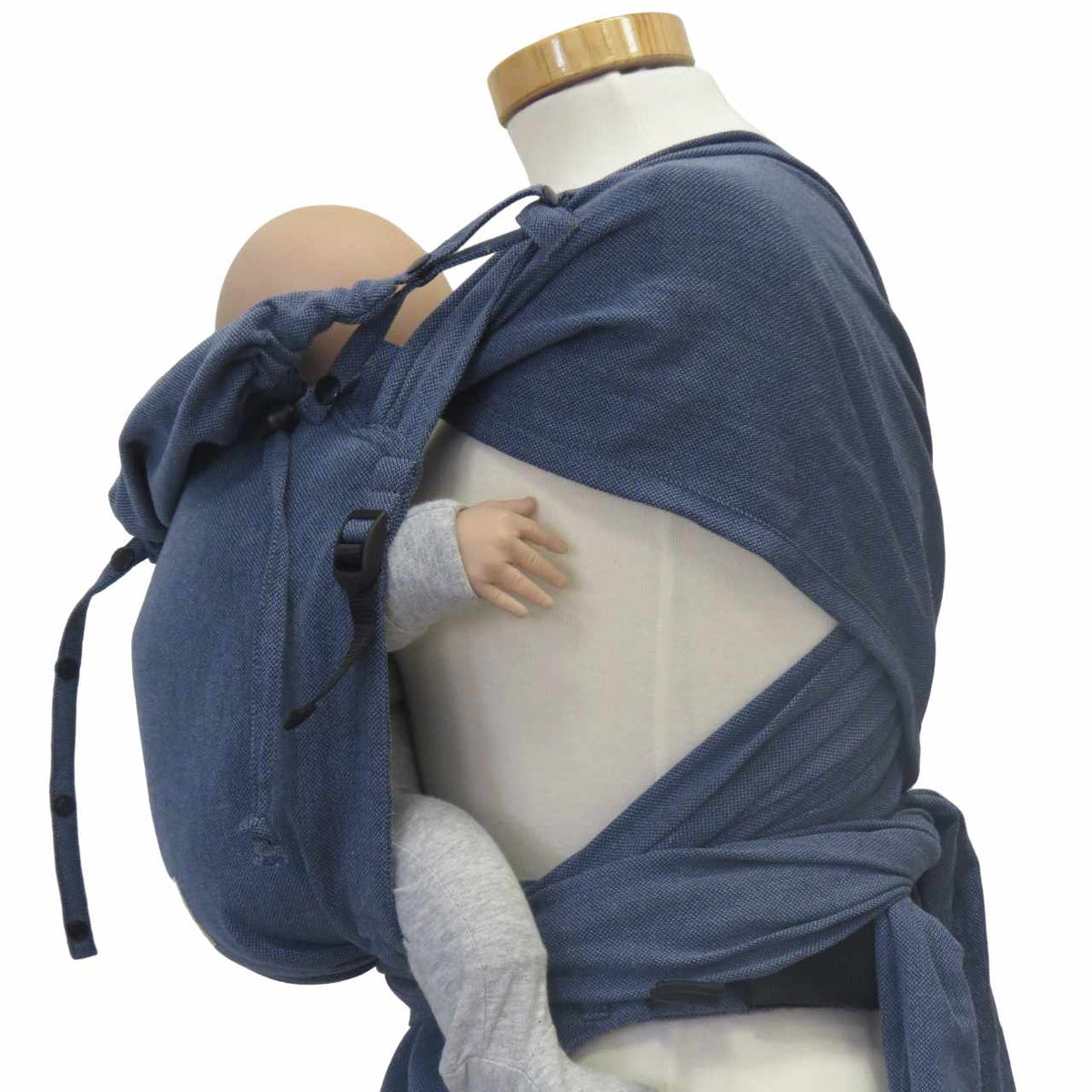Storchenwiege Bondima Wrap Conversion Babytrage – Jeans