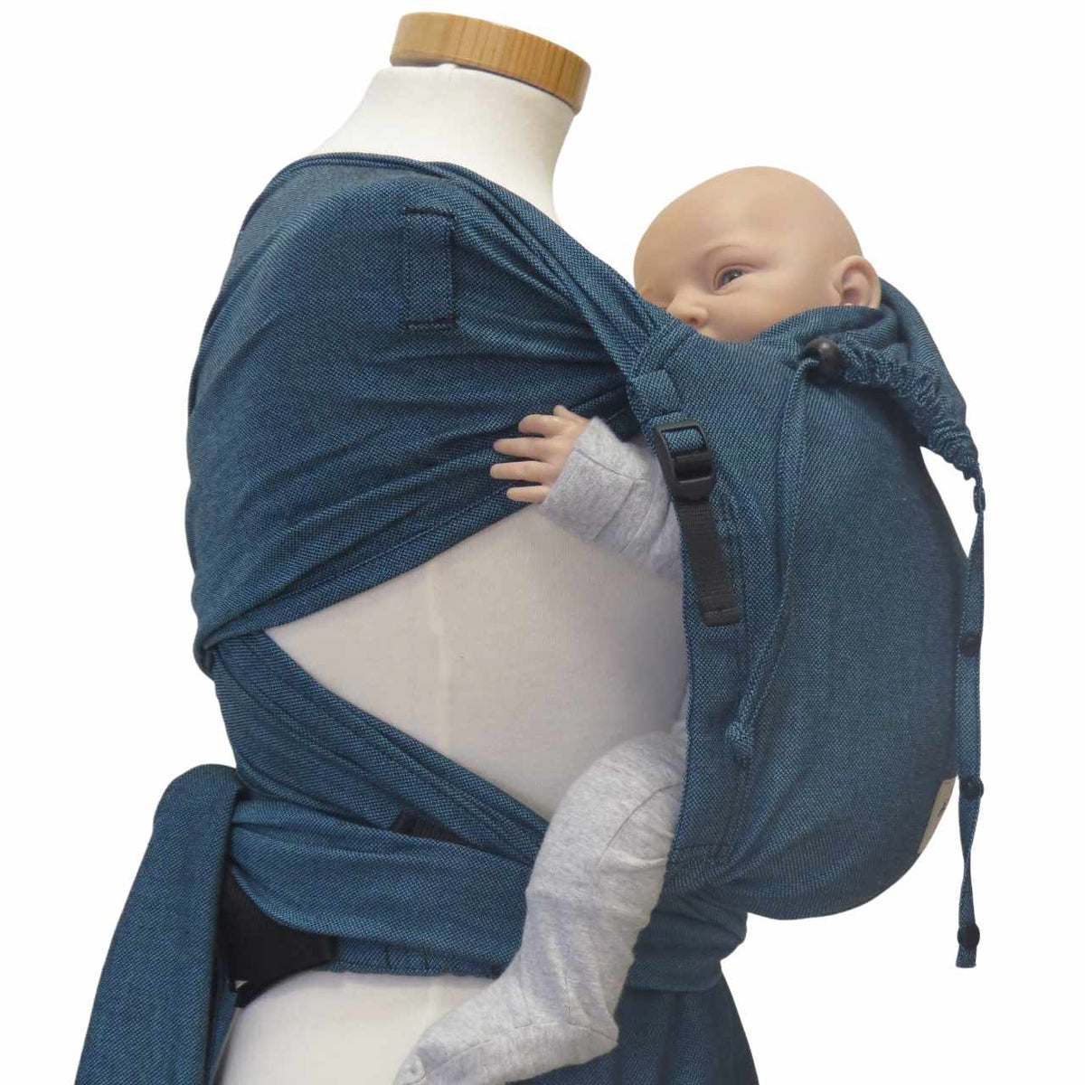 Storchenwiege Bondima Wrap Conversion Babytrage – Türkis