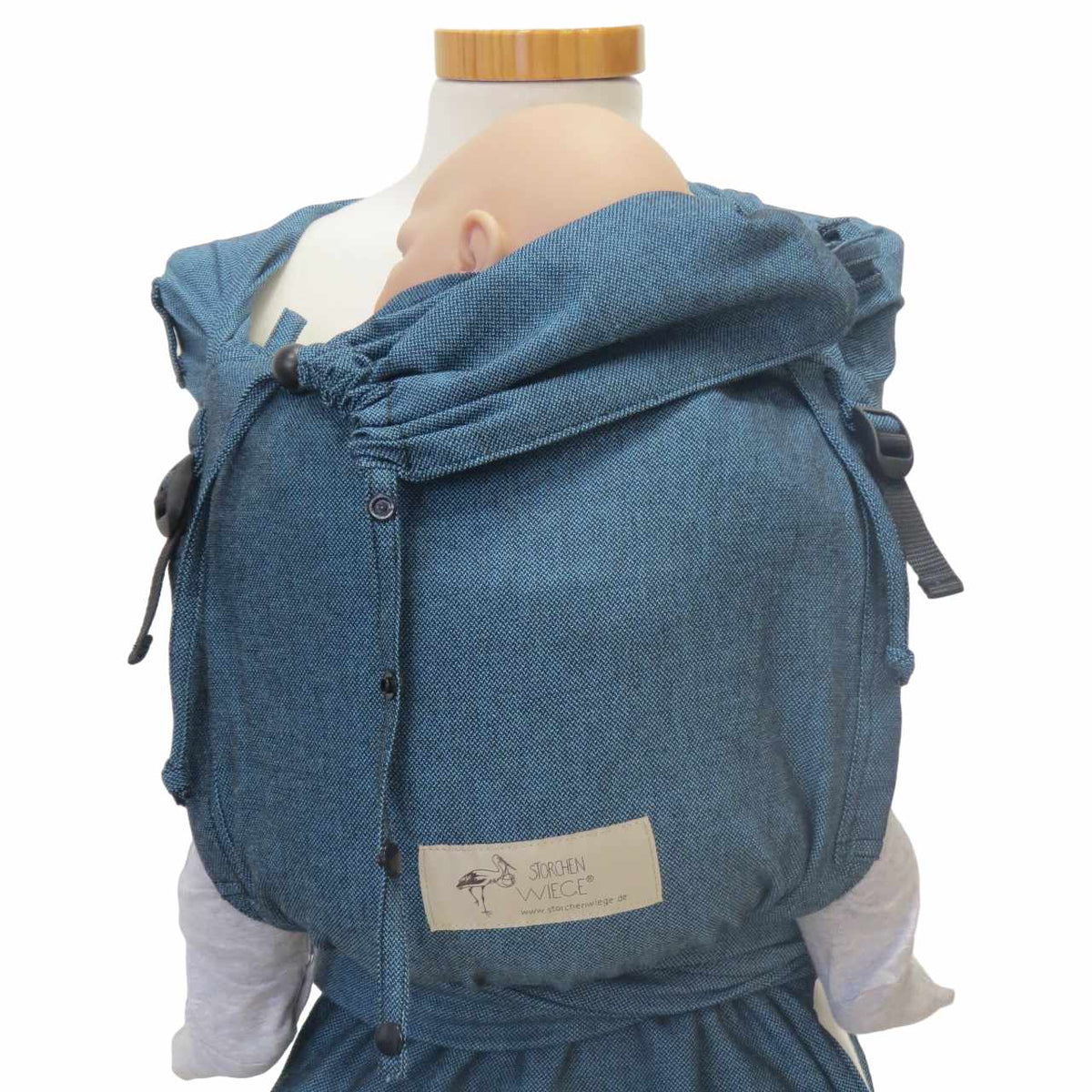 Storchenwiege Bondima Wrap Conversion Babytrage – Türkis