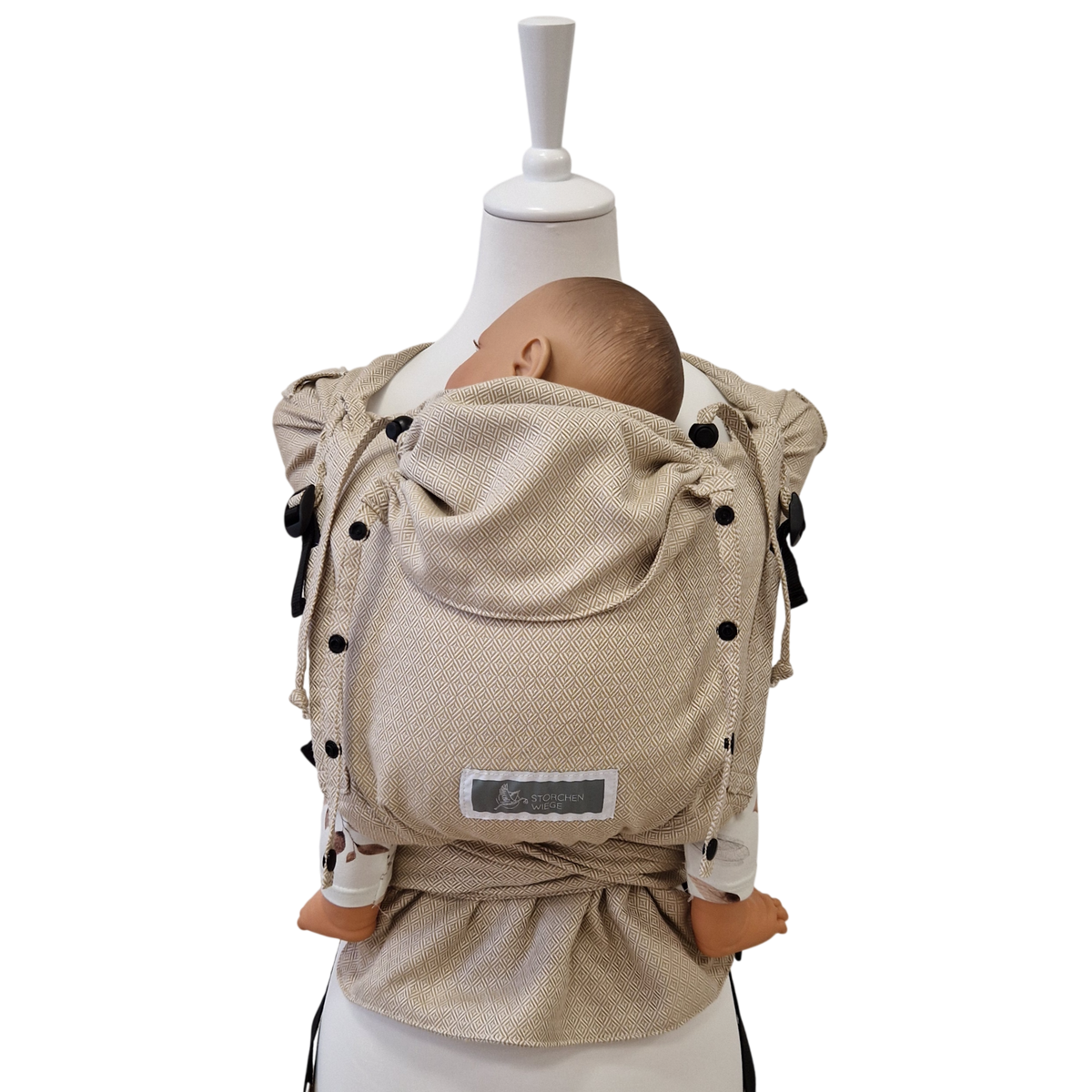 Storchenwiege Bondima Wrap Conversion Babytrage – Leo Natur