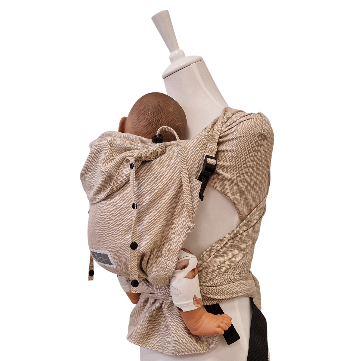 Storchenwiege Bondima Wrap Conversion Babytrage – Leo Natur