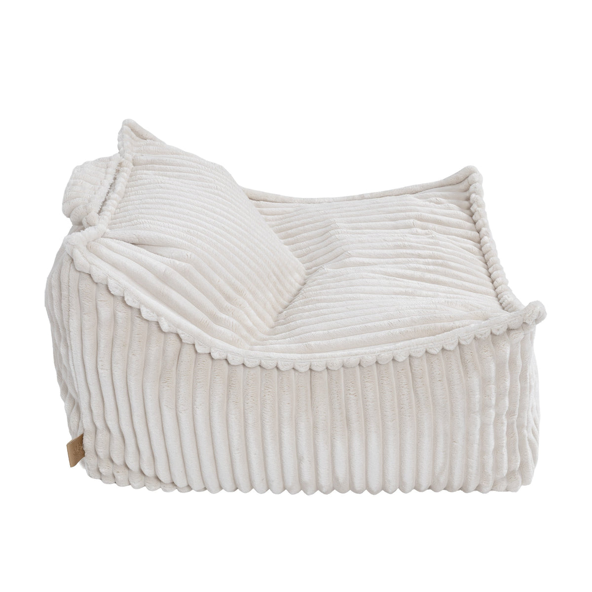 Design4Kids Kindersessel Jewel Plüsch-Cord eckig