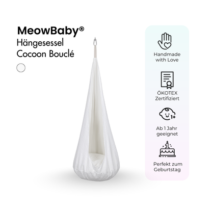 MeowBaby Hängesessel Cocoon Bouclé - Übersicht
