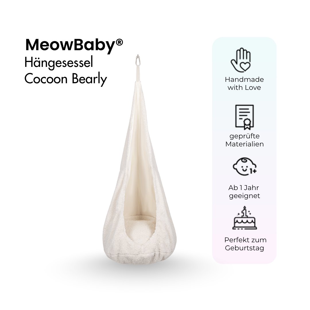 MeowBaby Hängesessel Cocoon Bearly