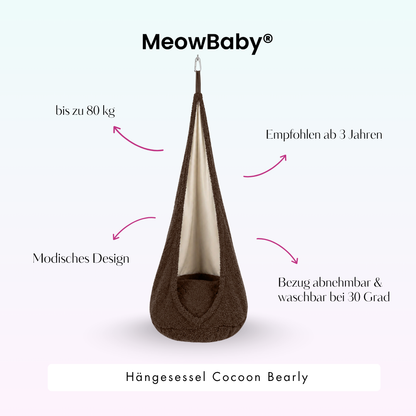 MeowBaby Hängesessel Cocoon Bearly