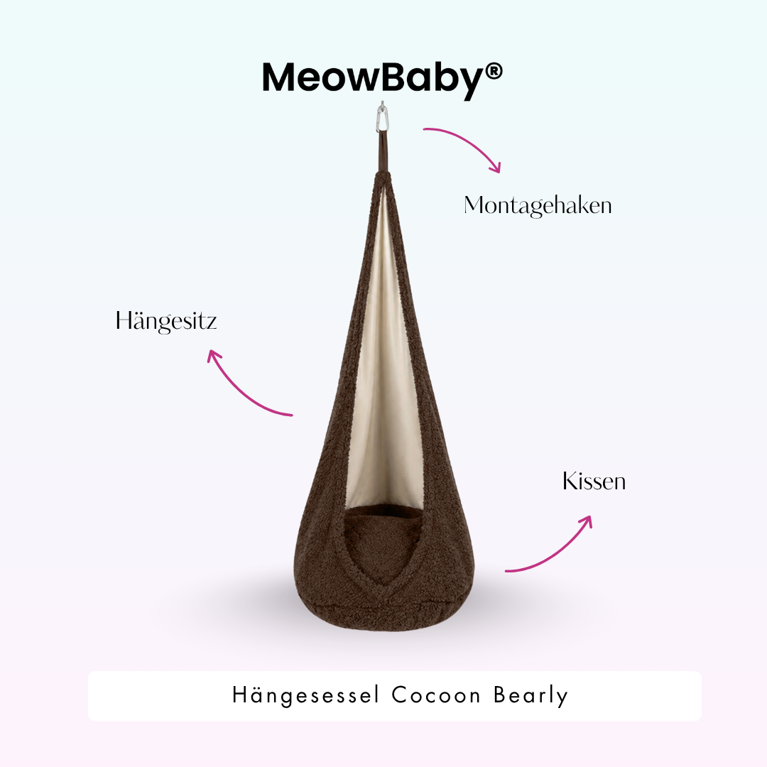 MeowBaby Hängesessel Cocoon Bearly