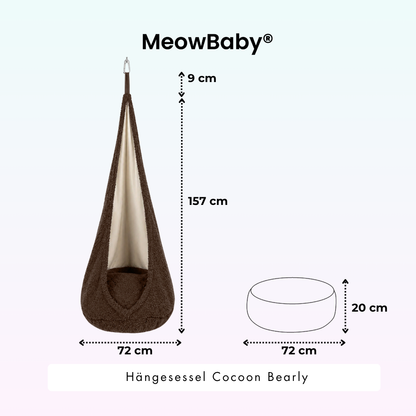 MeowBaby Hängesessel Cocoon Bearly