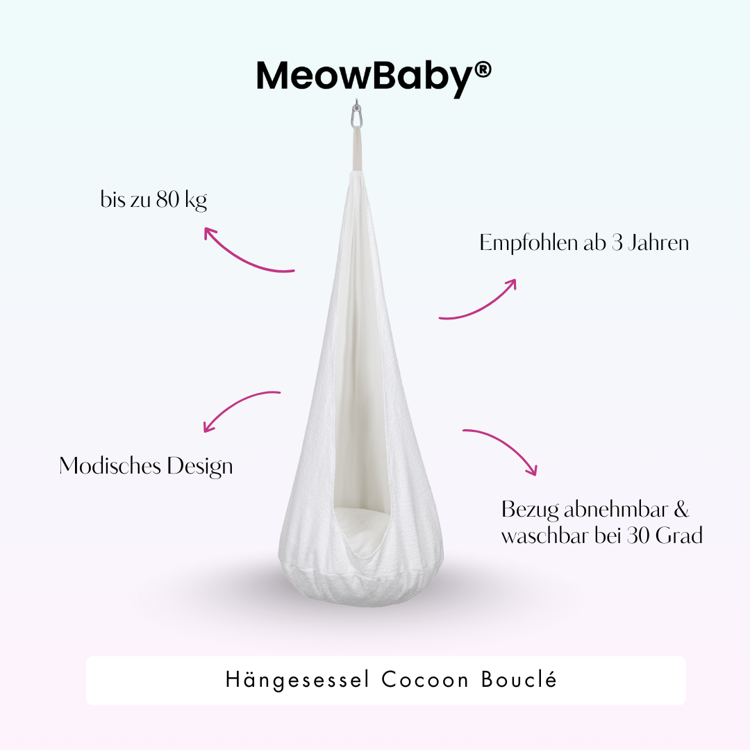 MeowBaby Hängesessel Cocoon Bouclé - Eigenschaften