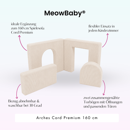 MeowBaby Arches Cord Premium 160 cm - Slim Cord Edition