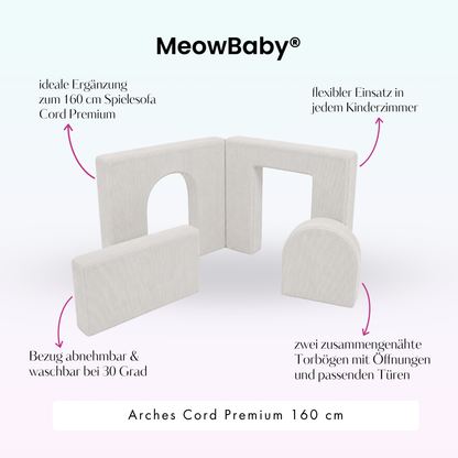 MeowBaby Arches Cord Premium 160 cm - Slim Cord Edition