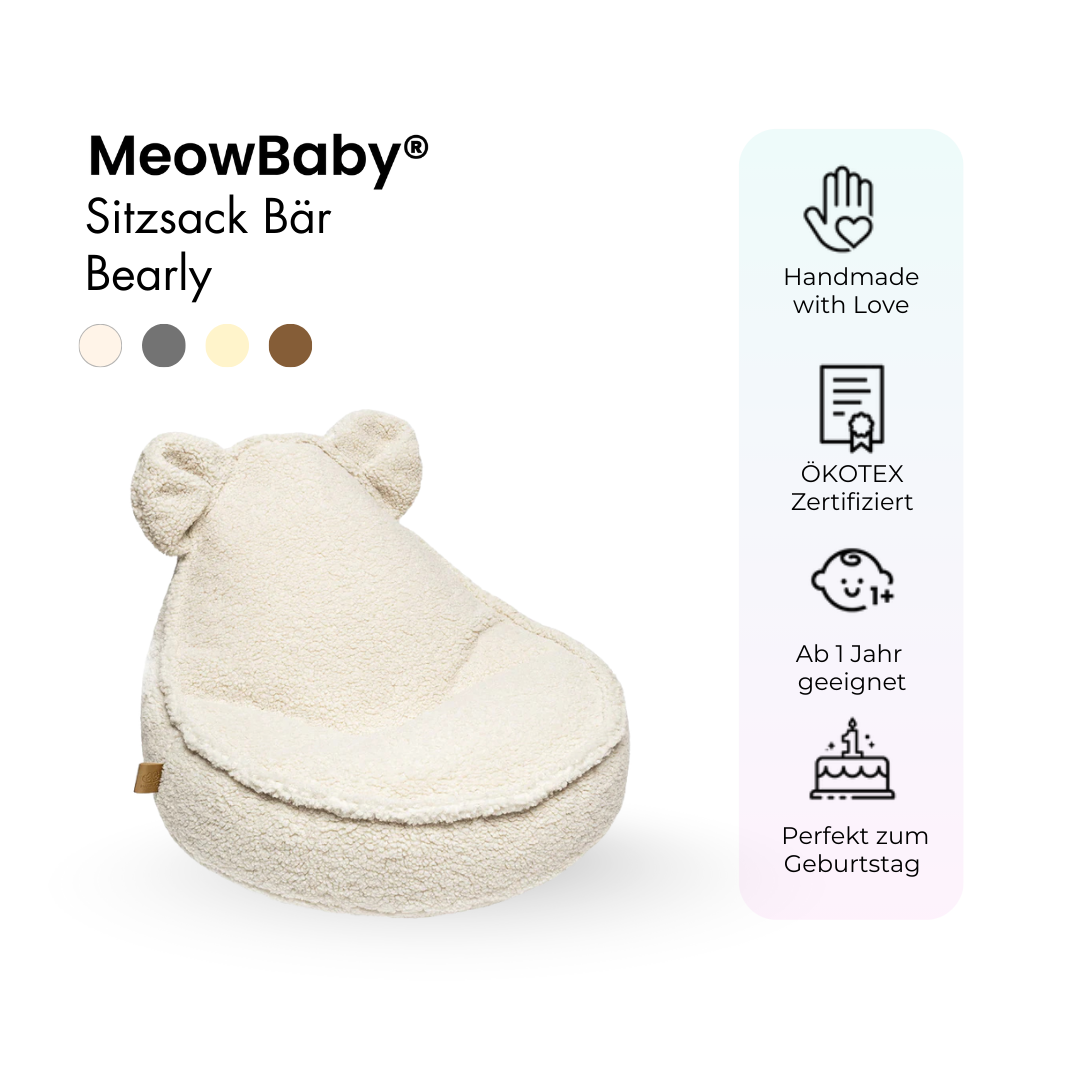 MeowBaby Sitzsack Bearly Bär