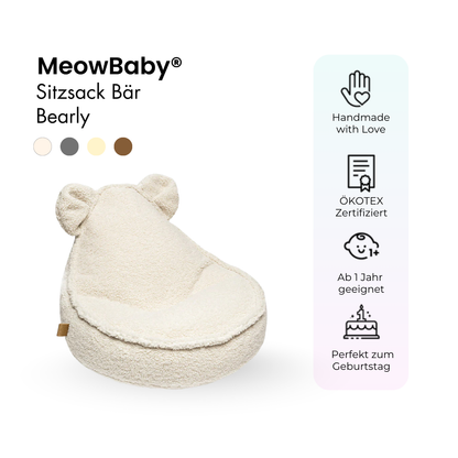 MeowBaby Sitzsack Bearly Bär