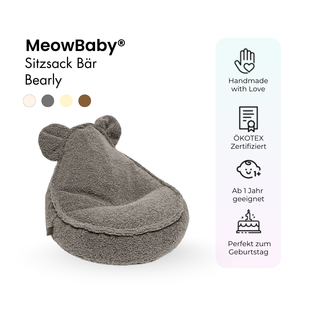 MeowBaby Sitzsack Bearly Bär