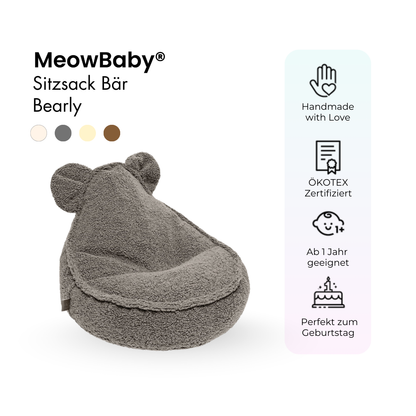 MeowBaby Sitzsack Bearly Bär