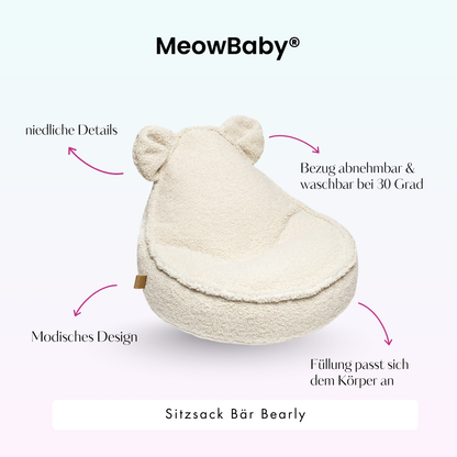 MeowBaby Sitzsack Bearly Bär