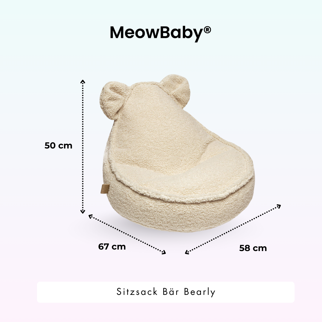 MeowBaby Sitzsack Bearly Bär