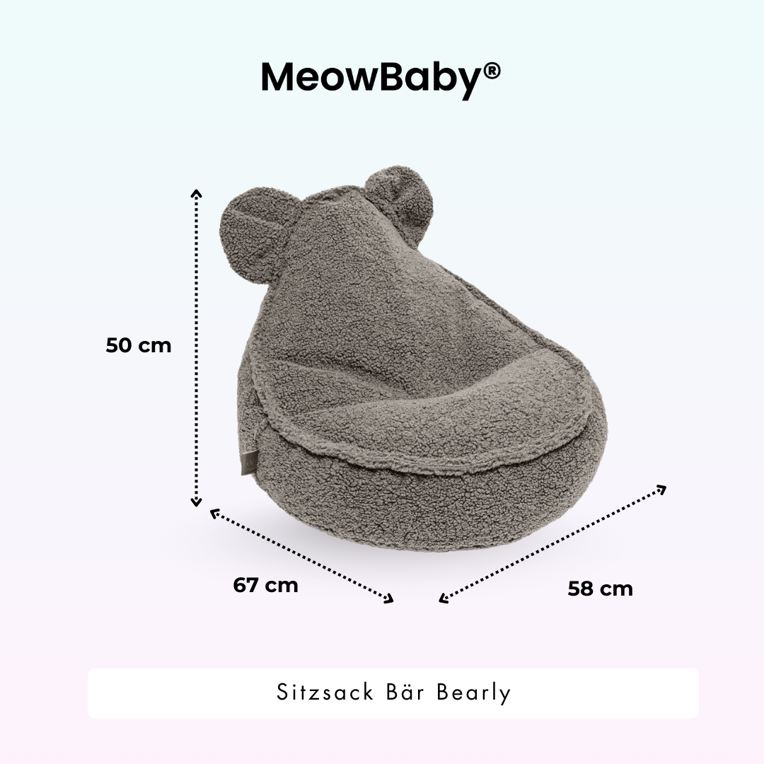 MeowBaby Sitzsack Bearly Bär