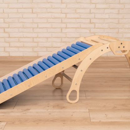 Design4Kids 2-in-1 Montessori Kletterset - Kletterbogen mit Rollenrutsche