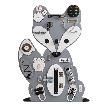 Foxy Family BusyBoard - Montessori BusyBoard