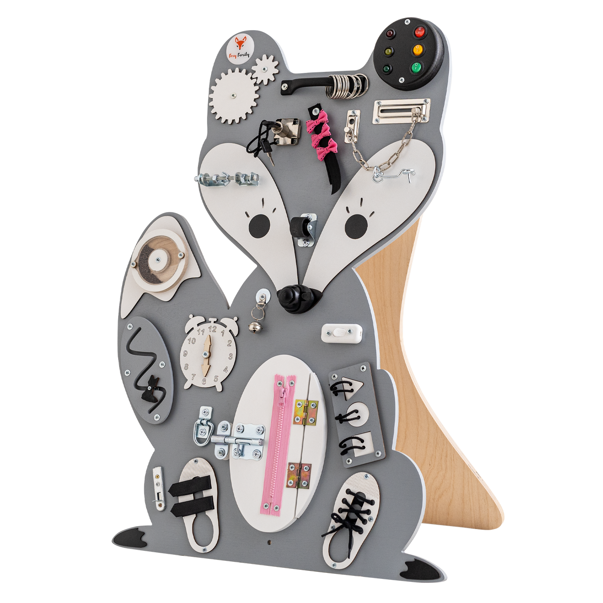 Foxy Family BusyBoard - Montessori BusyBoard