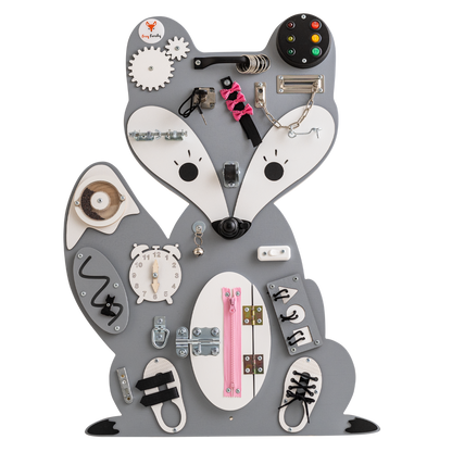 Foxy Family BusyBoard - Montessori BusyBoard