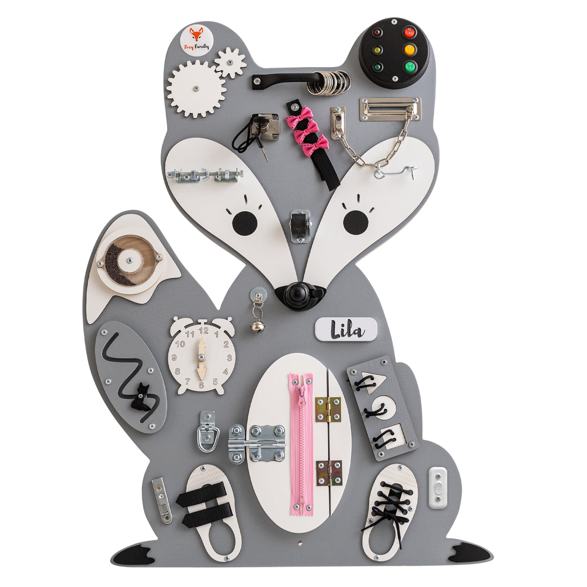 Foxy Family BusyBoard - Montessori BusyBoard