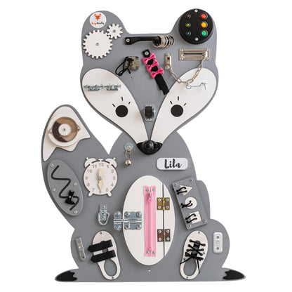 Foxy Family BusyBoard - Montessori BusyBoard